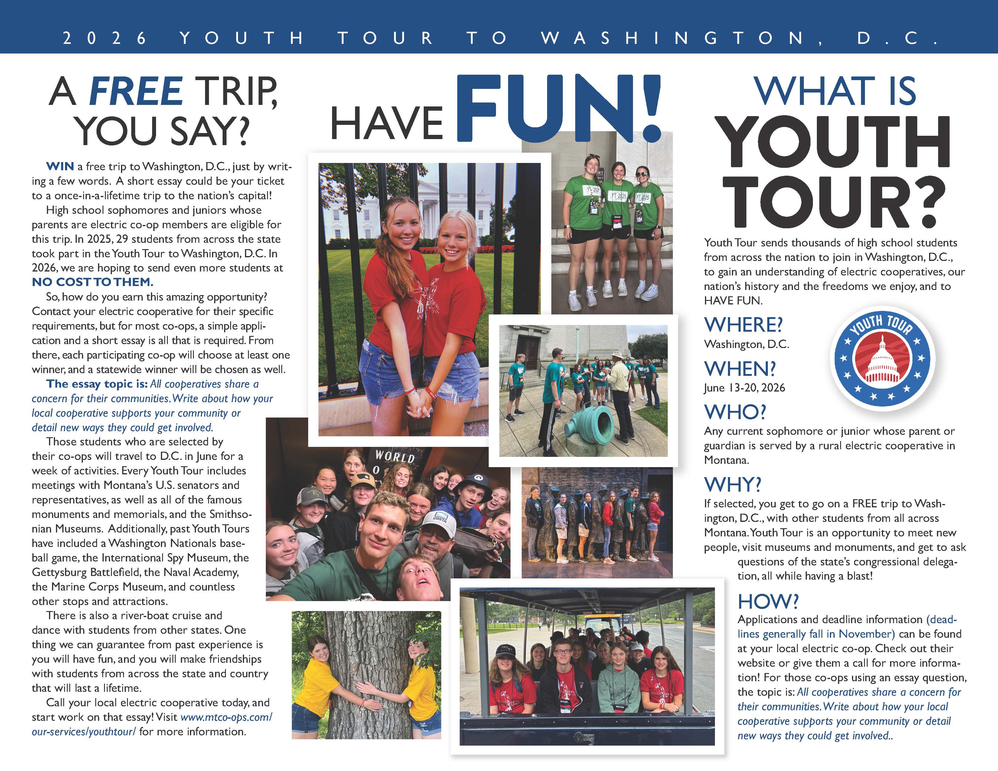 Youth Tour Page #2
